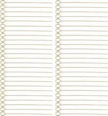 Portatarjetas de Metal Floral, 50 Piezas Clips de Selecciones Florales Arreglo Floral Reutilizable Porta Tarjetas de Dorado Porta Tarjetas Florales de Alambre Selección de - En forma de corazón - Ver 1