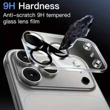 2-In-1 Screen Protector + 1pc Glass Camera Lens Protector, Compatible With IPhone 17 Pro Max 16 15 14 13 12 11 Pro Plus Mini 16e 17Air, Minimalist Style, High-Quality Protective Film, Anti-Scratch Glass, Shock-Proof Cover, For Tech Enthusiasts