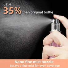 AB00GR 5ml Leather Perfume Atomiser Refillable, Bottom Fill Perfume Bottle, Portable And Leak - Proof Suitable Women And Men AB00GR 5ml - AB00BK 5毫升 - 查看 2
