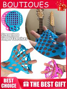 Dispositivo de ejercicio manual, extensor de dedos, entrenador de fuerza de agarre. Hecho de material de silicona de alta calidad. Herramienta de equipo de fitness. Diferentes niveles de resistencia de fortalecedores de agarre manual y redes de ejercicio manual. Red de estiramiento profesional para guitarristas. Equipo de fitness, alivio del estrés, agarre manual, equipo de fitness, ejercicio en casa, regalos de Navidad, Acción de Gracias