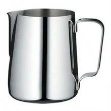 Jarra De Acero Inoxidable 12 Oz Espuma Leche Coffee School - Plateado - Ver 4