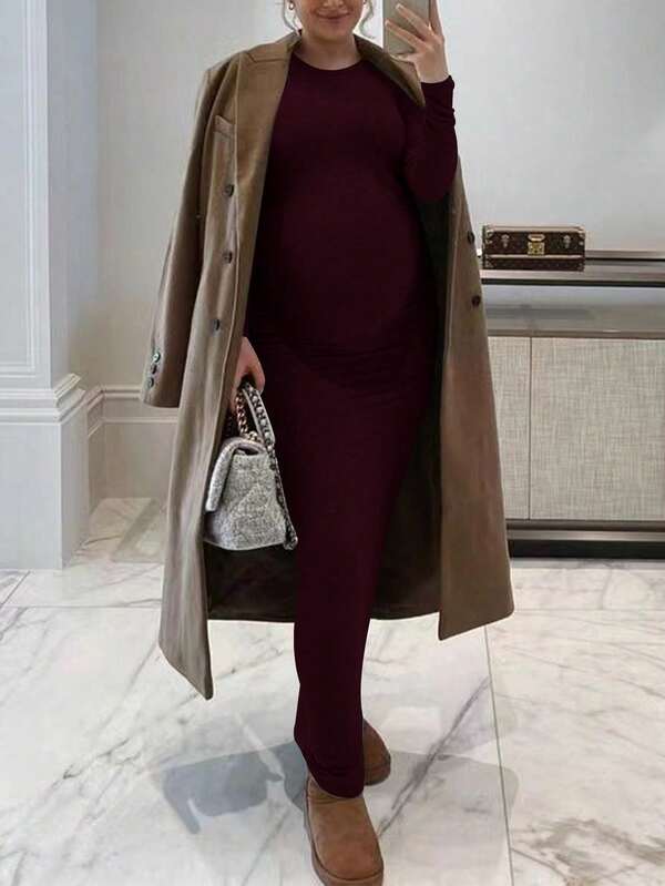 Maternity Dress, High-Quality Casual Elegant