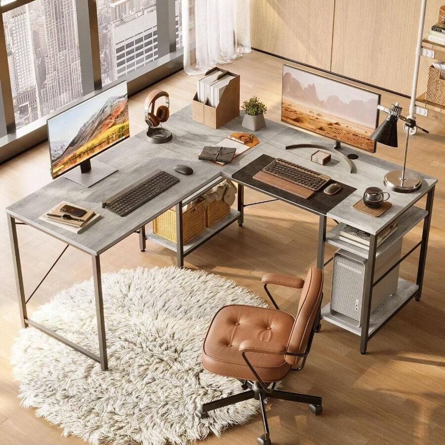 Office Storage Cart - Width 150cm + Light Gray - View 1