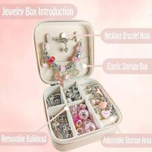 Charm Bracelet Making Kit For Girls 69PCS DIY Jewelry Making Kit With Jewelry Box And Gift Bag Jewellery Charms And DIY Art Crafts With Beads Bracelets Necklaces Birthday Christmas Jewellery Gifts For Teens Age 612