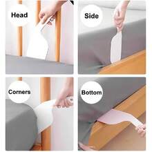 1PCS Efficient Bed Making Aid Tool, Plastic Sheet Tucker Easily Makes Beds, Portable Paddle Board For Dormitories, Hotels, And Apartments, Space-Saving Bedroom Accessories, Sheet Mattress Organizer, Mattress Fixing Insert, Sheet Folding Tool, - Multicolor - View 2