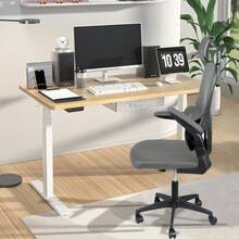 Ergonomic Office Chair, Office Chair, Desk Chair, Ergonomic, Executive Chair For Home Office, 4D Chrome Metal Armrest, Blade Wheels, Ergonomic Chair - 灰色 - 查看 3