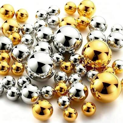 100g Relleno de perlas flotantes artificiales, para decoración de jarrones, decoración de velas flotantes, decoración del centro del hogar, adecuado para bodas DIY, cumpleaños, fiestas temáticas, decoración de Halloween y decoración central navideña, 10mm, 16mm, 20mm (incluye perlas de agua)