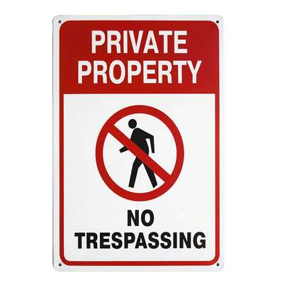 Private Property Sign, No Trespassing Sign, Video Surveillance Funny Keep Out Parking Metal Indoor Road Man Cave Country Tin Signs, Metal Tin Sign, Warning Sign, Iron Sheet Painting Sign, Decorative Sign 8x12 Inch