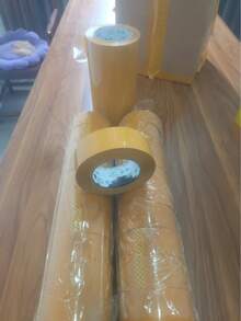 1pc 4.2cm X 70m Multi-Purpose Strong Adhesive Tape, Beige, For Gift Box Sealing, Packaging, Daily Use