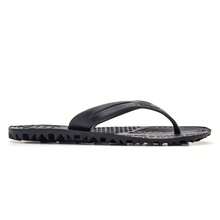 Men's Non-Slip Tire Style Flip-Flops Made Of Durable Rubber, Comfortable Everyday - Black - View 5