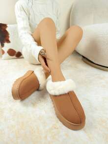 Nuevas botas de nieve para mujer de estilo bohemio, forradas térmicamente y cálidas para deportes al aire libre, para otoño/invierno