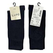 Kit 3 Pairs Of Lupo Cotton Sportwear Adult Long Ankle Socks - 藏蓝色 - 查看 2