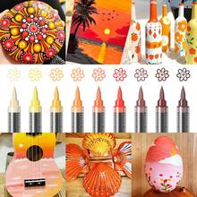 FS9/12 Colors Acrylic Marker Pens, Opaque Soft Tip, Blendable, For Art, Painting, Graffiti, Suitable For Christmas, Halloween