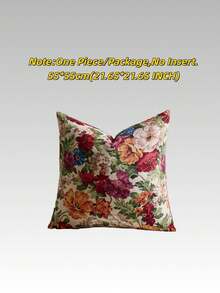 1/2 vỏ gối trang trí họa tiết hoa, phù hợp cho mọi mùa, có nhiều màu sắc, kiểu dáng và kích cỡ, chất liệu vải jacquard mật độ cao (không bao gồm ruột gối), khóa kéo, thích hợp cho các bữa tiệc ngày lễ, phối hợp với gối sofa màu be, gối sofa, gối ngủ, phòng khách, văn phòng, gối xe hơi, cũng có thể là một món quà mềm mại đơn giản. - Hoa mẫu đơn đỏ - Xem 9