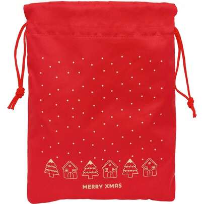 Safta Sacco natalizio piatto per bambini e bambine - Sacco porta merenda junior con tasca interna con cerniera, chiusura con coulisse, ideale come regalo di Natale ⚫ Spedizione GRATUITA ✅ Consegna entro 24/48 ore in Spagna (continentale)