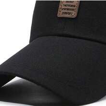 Herren Baseballkappe, lässiger vielseitiger Outdoor-Sportshut, Sonnenschutz, Angeln, Snapback Cap mit verlängertem Schirm