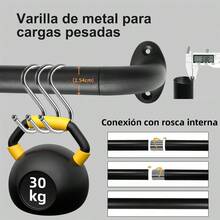 Barra Cortina, Cortinero de Ventana Ajustables, Con SoporteResistente y Fcil Instalar, Barras de Cortina Envolventes, Para Bao, Sala del Estar, Dormitori Negro, 28 - 48in - 28-48 pulgadas + Negro - Ver 5