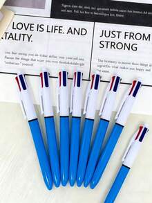 Set Of 8 Multicolor Colored Pens, 1.0mm Tip, 4 In 1 Pens, Cute Nurse Retractable Pens, 4 Colors In 1, Suitable For School, Students, Nursing Notes, Whiteboard, Office Supplies, School Supplies, Back To School