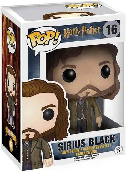 Funko Funko Pop! Harry Potter Sirius Black - Licencia Oficial - Funko nº 16 - Figura de Vinilo Coleccionable - Movies Fans - Figura de colección para Fans y Coleccionistas, Ideal como Regalo o Pieza de Exhibición - ✅Envío 48-72 Horas