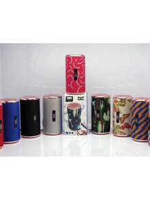 Altavoz Bluetooth Inalámbrico Portátil BS104 - Azul y blanco - Ver 2