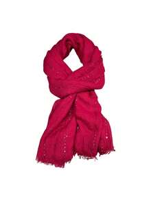 Scarf With Shine - Rose Red - View 4
