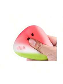 Wassermelonen-Quetsch-Stressball, weich & langsam rückfedernd, Frucht-Fidget-Spielzeug zur Stresslinderung