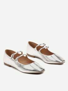 经典玛丽珍平底女式休闲春秋鞋