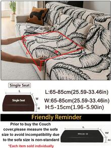 1pc Solid Color Teddy Fleece Sofa Cover, Elastic Wrap-Around, Warm & Comfortable, Simple Ins Style, Pet-Friendly, Non-Slip, Machine Washable, Suitable For L-Shaped Sofa 1/2/3/4 Seats, Living Room, Bedroom, Study