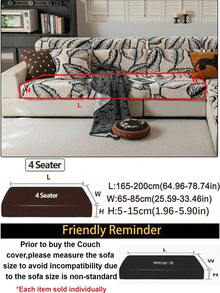1pc Solid Color Teddy Fleece Sofa Cover, Elastic Wrap-Around, Warm & Comfortable, Simple Ins Style, Pet-Friendly, Non-Slip, Machine Washable, Suitable For L-Shaped Sofa 1/2/3/4 Seats, Living Room, Bedroom, Study