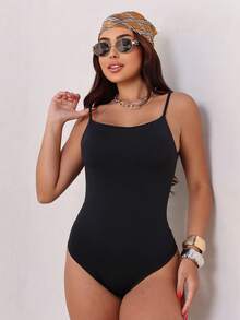Kit With 4 Women's Leotard Bodysuit With Straps And Straight Neckline, Shaping, Elastic Fabric, Non-Transparency, Casual Fashion, Versatile, Basic, Gringa, Blogger - 黃色-LOBB-咖啡色-黑色-白色 - 查看 7