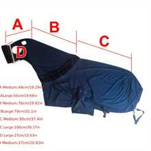 Premium Horse Sleazy Full Body Slicker With Zipper Face Horse Care Sheet, Made From Durable 4-Way Stretch Spandex, Full Body Cover Is Stretchable, Breathable And Lightweight - Multicolor - View 5