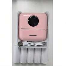 Impresora térmica portátil mini - Inalámbrica, recargable por USB, impresión de fotos y etiquetas de alta definición, diseño compacto, adecuada para uso doméstico, oficina, viajes y exteriores, impresión de fotos, impresora de moda, estructura duradera - Multicolor - Ver 14