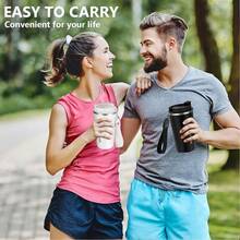 510 ml/18 oz Taza Termo de Caf de Acero Inoxidable 304 con Tapa, Vaso Trmico para Caf con Cuerda y Cepillo, Taza de Vaco para Bebidas Fras y Calientes Morado - rosa - Ver 7