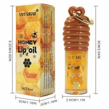 Honey Lip Oil For Women - Hydrating & Plumping Lip Gloss With Propolis Extract & Vitamin E - Clear, Lightweight Formula For Dry Lips - Perfect Gift For Mom, Girlfriend, Friends - 無色 - 查看 7