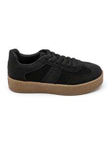 Dieser modische und bequeme Sneaker hat ein dickes Sohlendesign und ist sehr geeignet für den Alltag Outfit. Es sind mehrere originale Farbschemata zur Auswahl verfügbar. - Schwarz - Übersicht 3