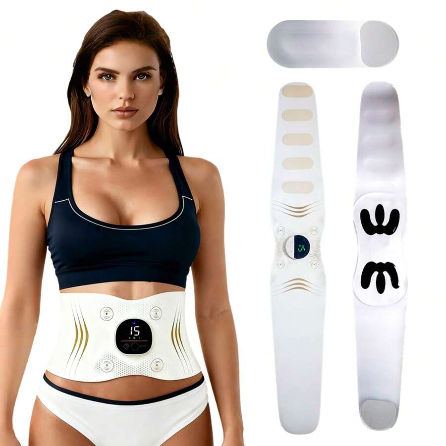 Abdominal Stimulator, Abdominal Shaping Belt, Muscle Stimulator With Heating Function, Used For Reducing Abdominal Fat, Removing Cellulite, Burning Fat, Postpartum Abdominal Exercise, Making The Abdomen Smooth And Tight, Lower Back Massager, Relieving Pain, Suitable Gift For Men And Women