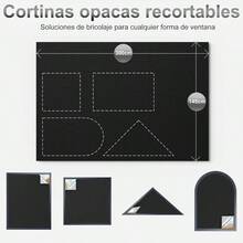 Persianas Opacas Porttiles, Cortinas Opacas Porttiles, Persianas Opacas para Ventanas, Viene con bolsa, regla, cinta, Aislamiento trmico y luminoso, adecuado para dormitorio, coche 400x145cm - 300x145cm - Ver 5
