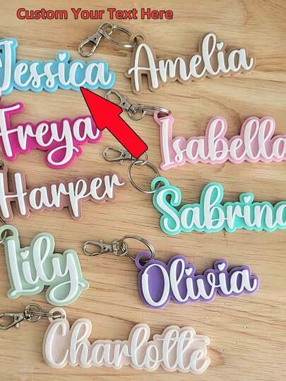 Decorazione personalizzata a forma di lettera, ciondolo personalizzato a forma di lettera per borse, regali autunnali e invernali, adatti per zaini, borse da spiaggia, ciondoli per borse, portachiavi, regali, regali da ricordo, regali per il ritorno a scuola, regali per le vacanze, regali di compleanno