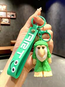 1pc Tralalero Tralala Keychain - Shark Wearing Sneakers Figurine, Durable PVC And Iron Material Bag Charm, Unique Anime Fan Gift, Casual Style, Anime Merchandise, Funny Design, High-Quality Craftsmanship, Men's Keychain, Lanyard - Multicolor - View 12