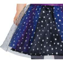 KIWI Little Witch Star Costume For Girls, Magical Children's Costume With Pointed Hat And Starry - Multicolor - View 3