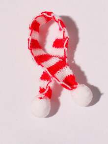 1pc Mini Christmas Hats And Scarves Small Doll Size Santa Hats ,Christmas Knit Doll Hats & Scarves Decor, Small Snowman & Mini Santa Hats For Dolls, Mini Xmas Ornaments Home Decor Christmas Decorations Room Decor Winter