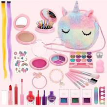 Anpro Juguete de Maquillaje para Niñas, 41 pcs Juguetes de Maquillaje Lavable y  para Niñas, Juguete de Maquillaje para Regalo de Navidad y Cumpleaños Apto para Niños de 3+ Años - 1 - Ver 7