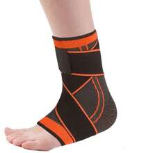 Adjustable Ankle Brace With Compression Brace Strong And Comfortable Ankle Stabilizer Breathable Design With Straps - Multicolor - View 10