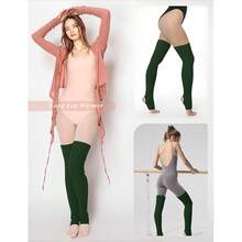 V28 Long Leg Warmer, Women's Men 80s Party Ribbed Knit Dance Sports{"Color_name":"Hole71-Darkgreen"} - 多色10 - 查看 5
