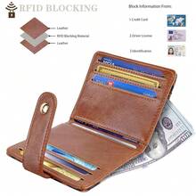 Small Wallets For Women Slim Minimalistfor Bifold Credit Card Holder For Pocket Or Purse, Leopard{"Color_name":"Leopard"} - 多色18 - 查看 4