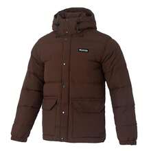 Columbia Men's Wallooa™ Down Hooded Jacket, Simple And Lightweight Everyday Down Jacket WE9054010 (80% Down, 20% Feathers) - Reddish Brown - View 1