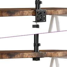 Monitor Holder, Black, Steel, Vesa 75/100mm - 黑色 - 查看 8