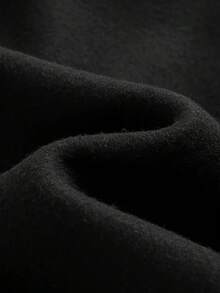 Comics Retro Classic Deadpool Mask Graffiti Big Face Pullover Hoodie - 黑色 - 查看 6