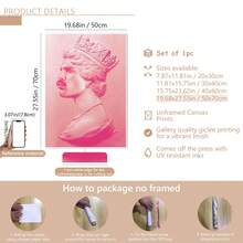 1 pieza Póster de arte en lienzo de Freddie For MERCURY - Icono musical de Queen, decoración de pared sin marco, obra de arte vintage y moderna, adecuada para decoración del hogar, decoración de habitación, decoración de dormitorio, decoración de sala de estar, decoración de baño, decoración de pared, opcional con marco de pared - Multicolor - Ver 12