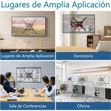 Soporte para TV Movible para Pantalla, para 14 a 55 Pulgadas de Televisin, Articulado Anti - Reflejos Base de 3 Brazo, Mount con e Inclinacin, Extensible 65 - 400mm, Carga 30kg, VESA 400x400mm - X400 - Ver 6